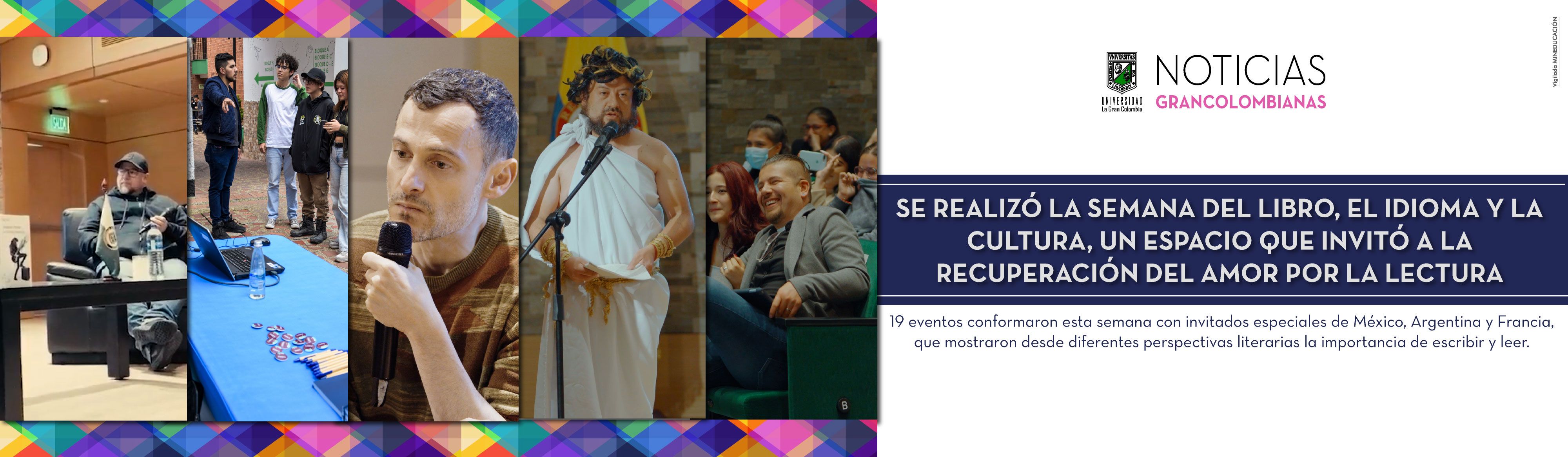 Se realizó la Semana del Libro, el Idioma y la Cultura, un espacio que invitó a la recuperación del amor por la lectura