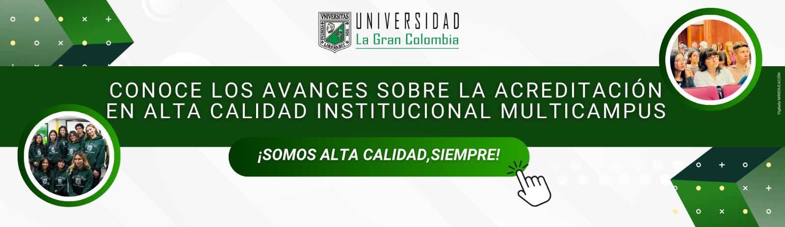 Banner del IV Congreso Hispanoamericano de Derechos Humanos: protección de derechos humanos en procesos de paz, migraciones y ambientalismo. Bogotá (15–16 oct 2025) y Armenia, Quindío (17 oct 2025).