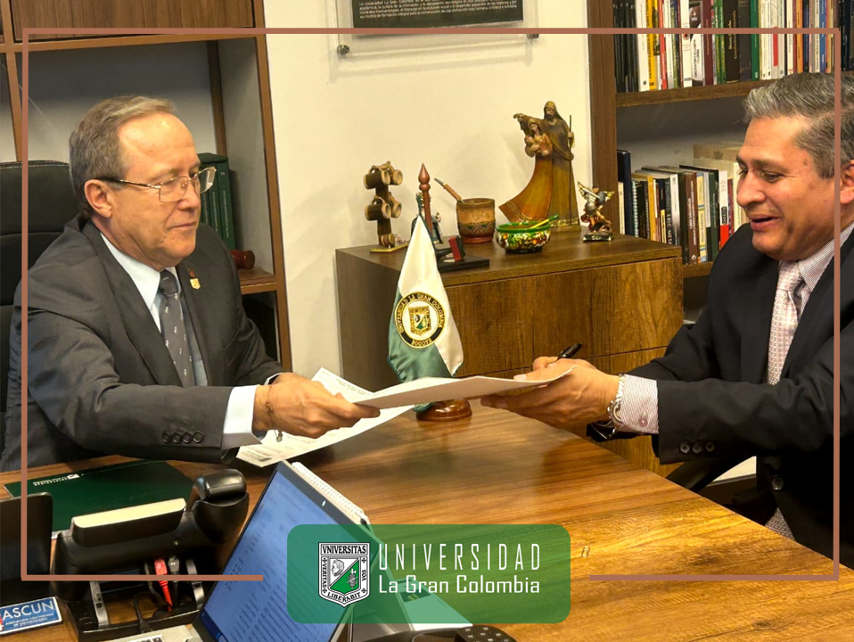 La Universidad La Gran Colombia y el Club Militar firman Convenio Marco de Cooperación Académica